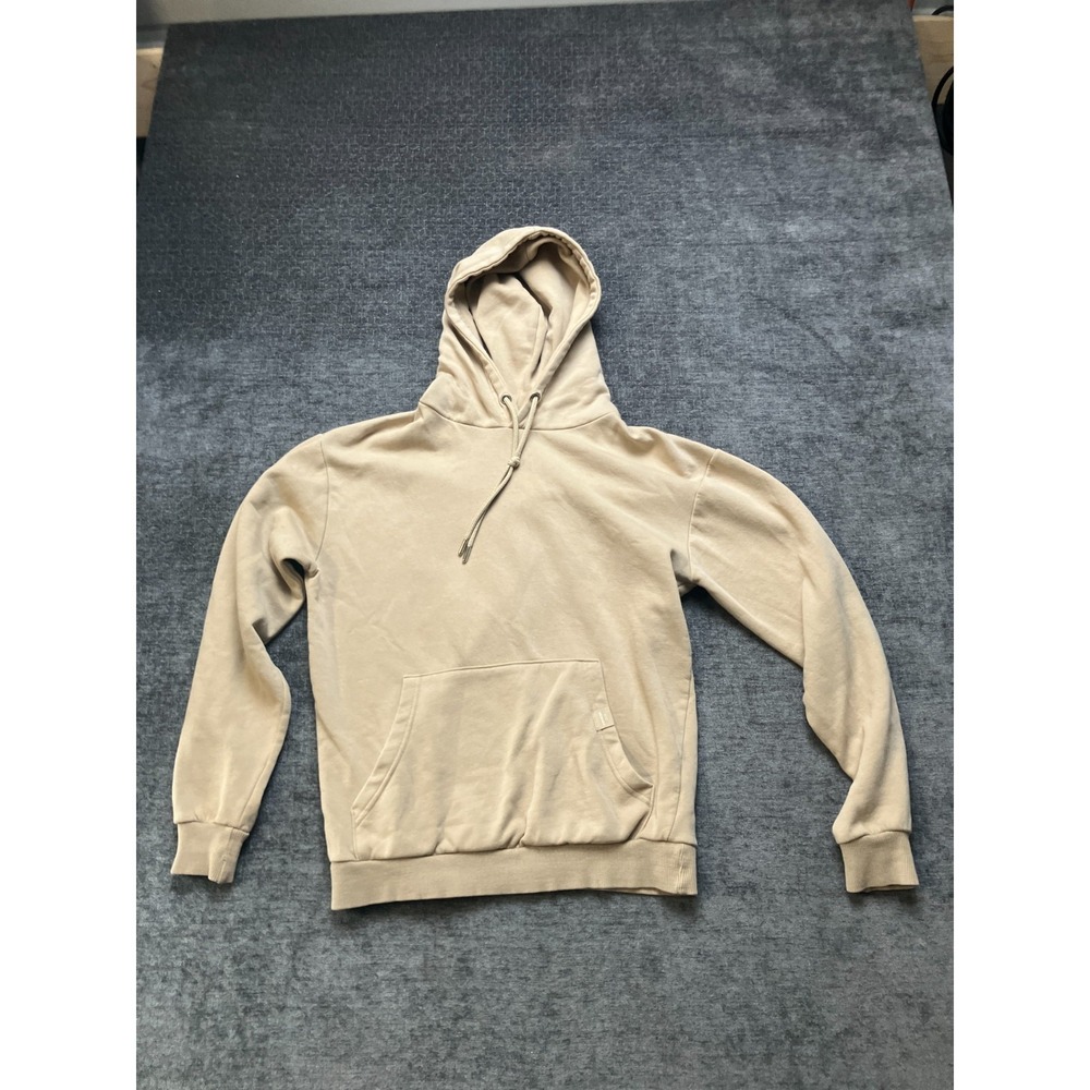 Denim‎ & Flower Ricky Singh MCMXII Hoodie Mens Small Tan Fleece Lined Outerwear